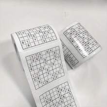 Pañuelos de papel con impresión de Sudoku creativa, un interesante regalo de juego de matemáticas, pañuelos de limpieza del hogar, regalos de fiesta de festival, regalos de cumpleaños, pañuelos de aprendizaje para estudiantes