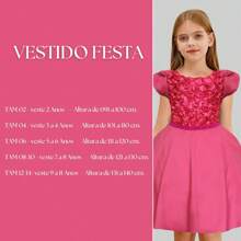 Princess Party Dress For Children - VENEZA PINK