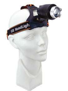 AGUILAMEX LED Headlight/Multifunctional Head Lamp - Black - View 8