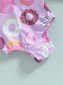 Newborn Baby Swimwear - Purple - View 6