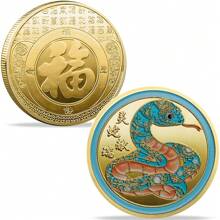 2025 Chiński Zodiak Rok Węża Feng Shui Szczęśliwy Kolekcjonerski