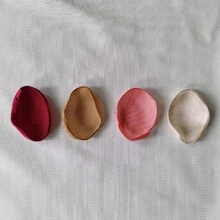 100片絲綢玫瑰花瓣，適用於婚禮、求婚、花童裝飾，綠色與金色花瓣，聖誕走道花童籃裝飾，新娘婚前派對桌飾（3色混色） - 酒紅香檳混 - 查看 5
