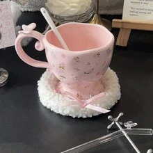 1 PC Leuke creatieve keramische mok Eenvoudige zeer aantrekkelijke high-end grote capaciteit waterbeker voor thuisgebruik