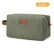 1pc Customized Canvas Men's Toiletry Bag, Personalized Travel Bag, Customized Men's Grooming Bag (With Name), Groomsman Gift, Men's Toiletry Bag, Toiletry Bag, Valentine's Day Gift, Christmas Gift, Personalized Gift, Men's Toiletry Bag, Men's Travel Shaving Bag, Hanging Toiletry Organizer Bag, Back To School Toiletry Bag, Back To School Essential, Back To School Season Gift - Multicolor - View 18