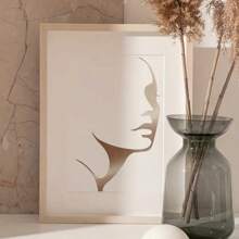 4 szt. wielokrotnego użytku szablony do konturowania twarzy, 8,27 x 11,02 cala - Różnorodne profile kobiet do majsterkowania, tatuaży, płótna i wystroju wnętrz - Materiał PET, idealny do tkanin, ścian drewnianych i mebli, powrót do szkoły, artykuły szkolne