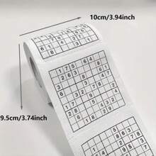 Pañuelos de papel con impresión de Sudoku creativa, un interesante regalo de juego de matemáticas, pañuelos de limpieza del hogar, regalos de fiesta de festival, regalos de cumpleaños, pañuelos de aprendizaje para estudiantes