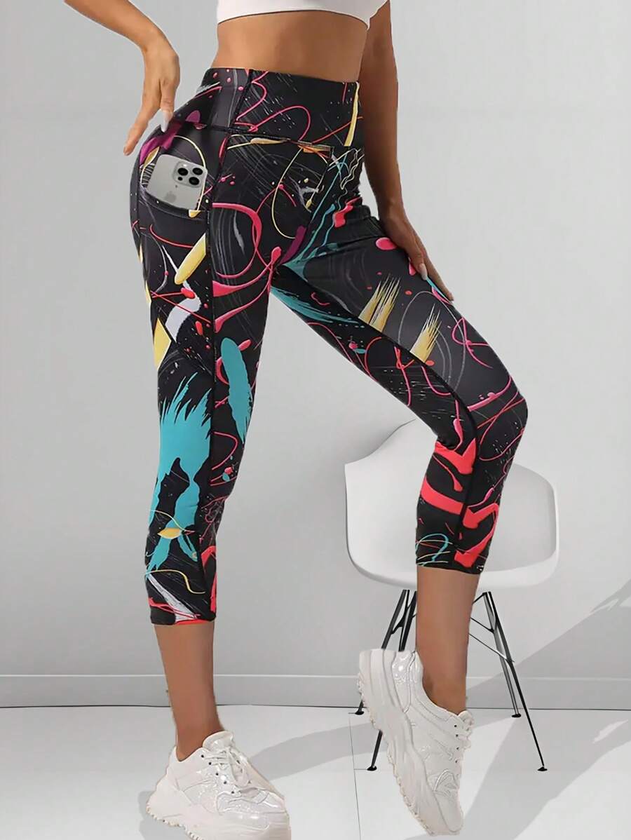 Women's High Elasticity Fitness Yoga Shorts, Sports Running Shorts