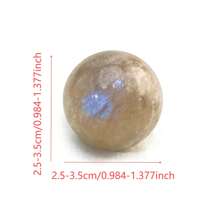Random 1PC High Quality Moonstone Sphere Decoration, Reiki Home Room Decoration Gem Chakra Gift, Gemstone Jewelry, Glitter, Birthday Gift, Women Gift, Home Decoration, Party Decoration.