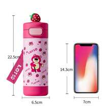 Disney Spider-Man Cartoon Doll Student Thermal Mug 316 Stainless Steel Carrying Rope Straight Drinking Mug School Insulated Water Bottle - HM3496 - View 11