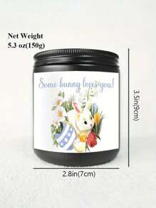 1pc Easter Scented Candle, Easter Cute Bunny Candle, Colorful Egg Scented Candle, Best Easter Gift For Friends, Scented Candle, Candle, Easter Candle, Candle,Candles, Gifts, Home Decor,Easter,Jar Candles , Ornaments, Decorations, Birthday Graduation