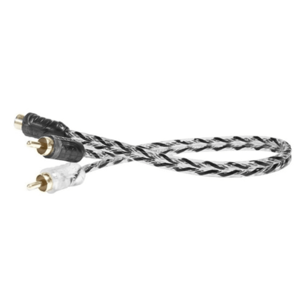 Cabo Y Rca Taramps 2 Macho 1 Femea 1f/2m Banhado A Ouro Double Injetado Stereo Som Automotivo