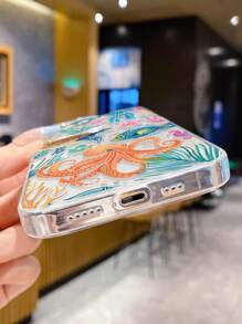 Funda de teléfono de verano 1 pieza, de alta transparencia, con patrón de tortuga y estrella de mar, protección reforzada contra golpes, compatible con iPhone 16/16 Pro/16 Plus/16 Pro Max, iPhone 15 Pro Max, iPhone P13, P14, P11, P12, XS, XR, 7/8, 7/8 Plus, Galaxy S2, A50, A12, A32, A52, A72, A51, A21S, A13, A14, S22 Ultra, S23, A33, A53, S20 FE, Mi 11 Youth, Mi 12 Pro, Mi 12/12X, Note 11, 9A, 9C, Poco X3 NFC, Redmi 10, Redmi 9, Note 9, 12C, Note 11 Pro, Redmi 10C, Note 8 Pro