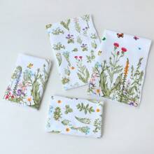 2 pièces Serviettes de cuisine à fleurs de printemps, Torchons, Essuie-mains, Serviettes décoratives pour les fêtes, Chiffons de séchage doux et absorbants, Décoration de cuisine, Décoration de table de salle à manger, Fournitures de cuisine, Décoration d'intérieur