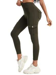 Summer Workout 2pcs Women's Outdoor Sports Cargo Pants - Multicolor - View 5