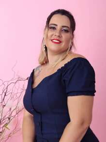 PLUS SIZE BEGALINE CROPPED BLOUSE PLUS SIZE 46 To 52 - Navy Blue - View 2