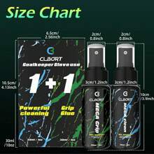 2 X 30ml Goalkeeper Gloves Grip Enhancer