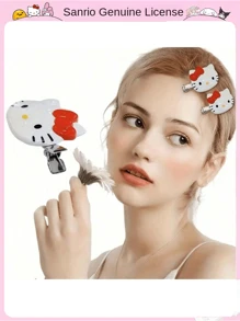 Sanrio 2 stuks Hello Kitty officiële authentieke haarspeldjes – schattige cartoon haaraccessoires, perfect cadeau voor familie, vrienden en klasgenoten