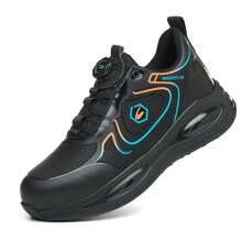 frysen Chaussures de travail frysen Chaussures de sécurité pour hommes et femmes Chaussures légères antidérapantes avec embout en acier Chaussures de sécurité confortables et respirantes avec fermeture à torsion 37-46 EU