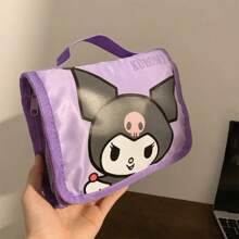 Sanrio 1pc Hello Kitty Multifunctional Four In One Makeup Bag, Cartoon Cute Portable Travel Grooming And Storage Bag, Suitable For Home Storage And Travel Supplies Storage,For Holiday Beach, Bathroom Collection, Bedroom Collection, Large Capacity