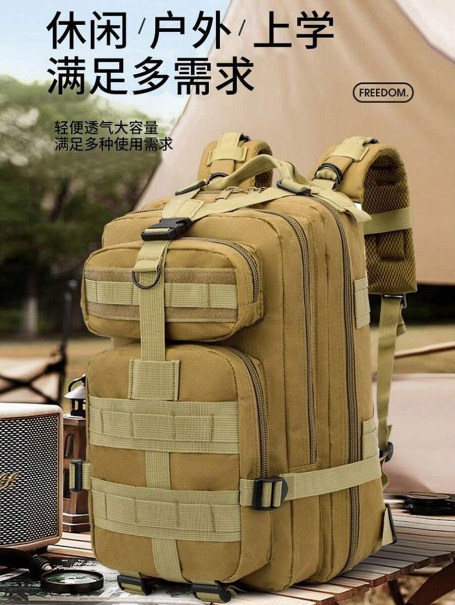 Camping Chicken Backpack Travel Backpack Multi-Functional Waterproof Mountaineering Bag 20 Liter Travel Bag Equipment Backpack Super Solid Field Bag Outward Bound Training Backpack Camouflage Backpack Vacation Camping Backpack