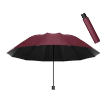 12-Rib Extra Large & Reinforced Sun/Rain Umbrella, Manual Oversize Double Person Windproof Umbrella, Suitable For Men & Women, All-Weather Use - Multicolor - View 13