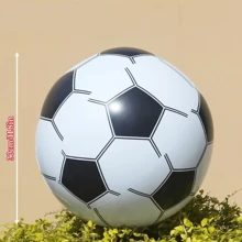 1 pièce/5 pièces/10 pièces Ballon de soccer/plage gonflable, ballon de soccer léger pour l'extérieur, ballon de décoration pour fête de plage