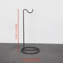 1 pieza Gancho multifuncional de hierro para corbata, sujetador, bolsa, estante de exhibición de bolsas, soporte de exhibición de corbata en forma de T para tienda de ropa, mochila, soporte para joyería (puede haber algunas imperfecciones inevitables del manejo de la producción, tenga en cuenta antes de comprar)