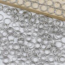400pcs Stainless Steel Jump Rings, Assorted Sizes 3-10mm, Closed Loop Connectors, Suitable For DIY Jewelry Making, Bracelets, Necklaces, Earrings Handcraft Supplies
