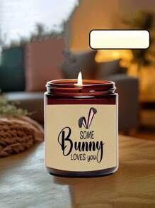 1 pieza Velas perfumadas de Pascua, Velas perfumadas con conejitos de Pascua, Velas perfumadas enlatadas, Mejores regalos de Pascua para amigos, Velas perfumadas, Velas, Velas de Pascua, Regalos de decoración para el hogar y el dormitorio, Vela, Velas, Regalos, Decoración del hogar, Pascua, Velas en tarro, Adornos, Decoraciones
