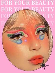 7 Paar 3D Stereo Kreuz Wimpern, natürliche falsche Wimpern mit Kreuz-Design, 20mm