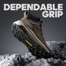 Men's Waterproof Hiking Boots Lightweight, Mid-Cut Trekking Shoes With DriftShield Technology Designed For Outdoor Enthusiasts, These Lightweight Men's Hiking Boots Combine Waterproof Protection, Durability, And Comfort. Featuring DriftShield Technology And A Premium Leather Construction, They Are Perfect For Mid-Cut Trekking Adventures, Offering Reliable Performance In Any Terrain. - 橄欖綠 - 查看 5