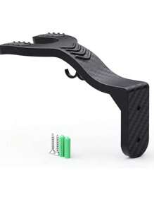 Perchas de ganchos multiusos para colgar cascos de motocicleta, maletas, chaquetas, y estantes para armarios de cocina - Negro - Ver 3