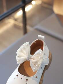 Chaussures de princesse à nœud papillon pour filles, Chaussures Hanfu à semelle souple, Nouvelles chaussures de loisirs pour enfants, Printemps Automne 2025