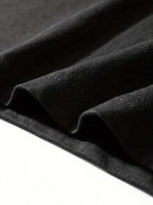 Colorful Portrait Monogram Street Style T-Shirt For Women, Women's 220g Casual Round Neck Heavy Pure Cotton T-Shirt (1 PC)