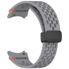 Correa de silicona sin huecos compatible con Samsung Galaxy Watch 7 6 5 4 FE de 40/44mm, 5Pro de 45mm, compatibles con pulsera para Galaxy Watch 6 Classic de 47mm - Reloj Samsung7/6/5/4 - Ver 13