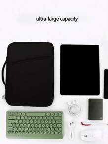 1 个 11/13 英寸平板电脑保护套，多功能平板电脑配件，防震防冲击，柔软毛绒衬里，轻巧便捷，防水