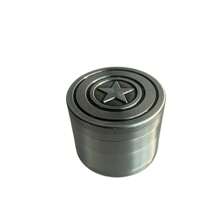 50 毫米 4 层多功能便携式香草研磨机切碎机手动烟草粉碎机香料金属磨粉厨房工具