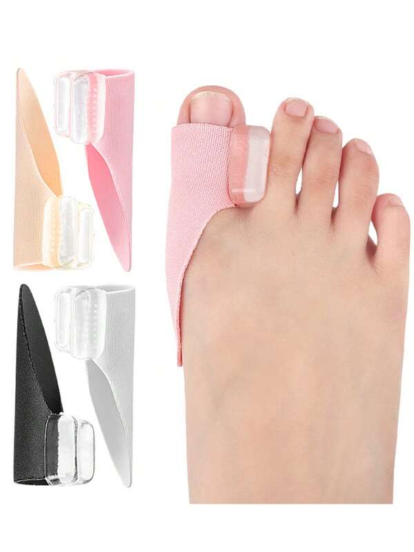 1pc/2pcs Thumb Toe Separator, SEBS Toe Spacers, Toe Socks, Soft Cushioning & Shock Absorption