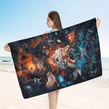 Extra Large Beach Towel - Soft, Lightweight, Absorbent Polyester Towel, Suitable For Travel, Swimming, Camping, Yoga, Fitness, And Beach Vacations - Perfect Gift For Family And Friends Mother's Day Flowers, Personalized Gifts For Mom, Last Minute Gifts, Mother's Day Ideas, Mothering Sunday Gifts, Handmade Cards For Mum, Best Mother's Day Gifts Under $50 Summer, Holiday