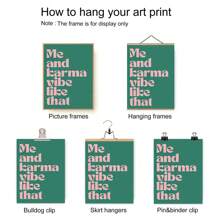 1 件 Midnights For KARMA Vibe 歌词帆布海报 - 无框音乐爱好者墙壁艺术，非常适合卧室和客厅装饰 - 彩色 - 查看 4