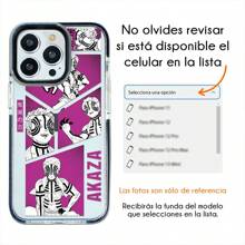 Luna Akaza IPhóne Case,  IPhóne Case, Luna Akaza IPhóne Case, Kimetsu No Yaiba IPhóne Case Anti-Drop Shockproof TPU Case.