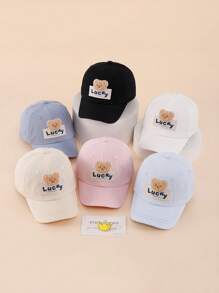 1 bucată Lucky Bear Baby Wear zilnic șapcă de baseball casual