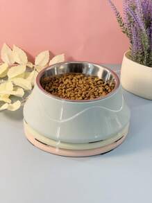 Tigela de comida de aço inoxidável para cães e gatos, raça pequena - Multicolorido - Ver 7