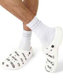 Crox Foam Slip-On Shoes With JESUS IS KING For Unisex Comfort - 白色 - 查看 3