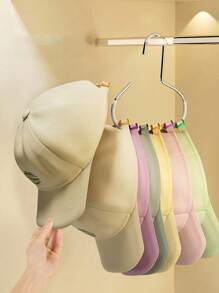 1pc Multifunctional Baseball Cap Rack Metal Hat Rack Hat Hook Saves Wardrobe Space Suitable For Hat Suspenders Belt Scarf Storage Rack New Vase-Shaped Hanger Tie Scarf Creative Ring Hanger Tie Rack Internet Celebrity Hook