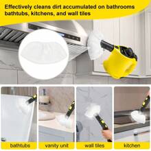 2/4/8pcs Upgraded Ultra-Fine Microfiber Steam Replacement Pads - Washable And Reusable, Fit For Karcher SC1/SC2/SC3/SC4 Models, Efficient Cleaning For Living Room, Bedroom, Bathroom, Home Essential Cleaning Tool Accessory