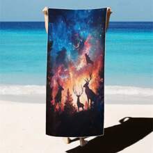 Extra Large Beach Towel - Soft, Lightweight, Absorbent Polyester Towel, Suitable For Travel, Swimming, Camping, Yoga, Fitness, And Beach Vacations - Perfect Gift For Family And Friends Mother's Day Flowers, Personalized Gifts For Mom, Last Minute Gifts, Mother's Day Ideas, Mothering Sunday Gifts, Handmade Cards For Mum, Best Mother's Day Gifts Under $50 Summer, Holiday