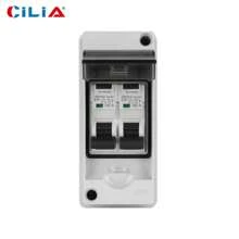 CILIA Interruttore differenziale CILIA 4 pezzi, 1 modulo, connessione DIN (universale per qualsiasi quadro elettrico commerciale), 1P+N, 6,0 KA, 30 MA, 230 Vac, tipo AC, curva di intervento C