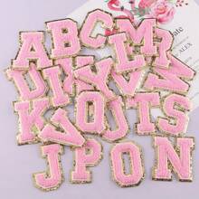 8CM Patch Letters For Clothes Alphabet Sticky Letter Clothing Bags Jacket Iron On Letter Emblems Chenille Patches For DIY MC006 - Multicolor - View 4