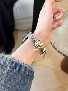 骆驼印花 Apple Watch 表带兼容 Apple Watch 系列 8/9/7/6/5/4/3/2/1，Apple Watch Ultra 40mm 44 41 45 49 42 38mm，时尚腕带，透气舒适，完美贴合手腕